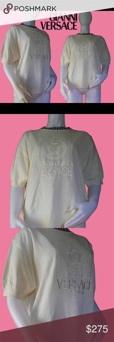 versace pastel sweater 90s|Versace Sweater .